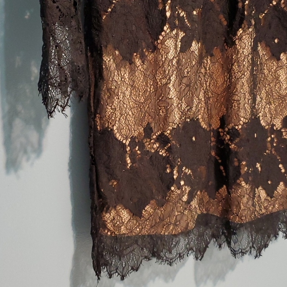 Jump Apparel Eyelash Fringed A-line Bodycon Dress - Black - Picture 6 of 10